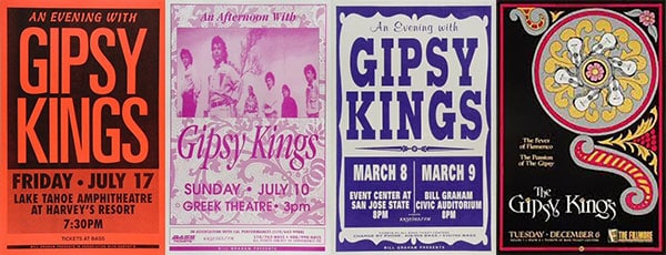 Gipsy Kings tournée des années 1990 - Histoire de la rumba flamenca